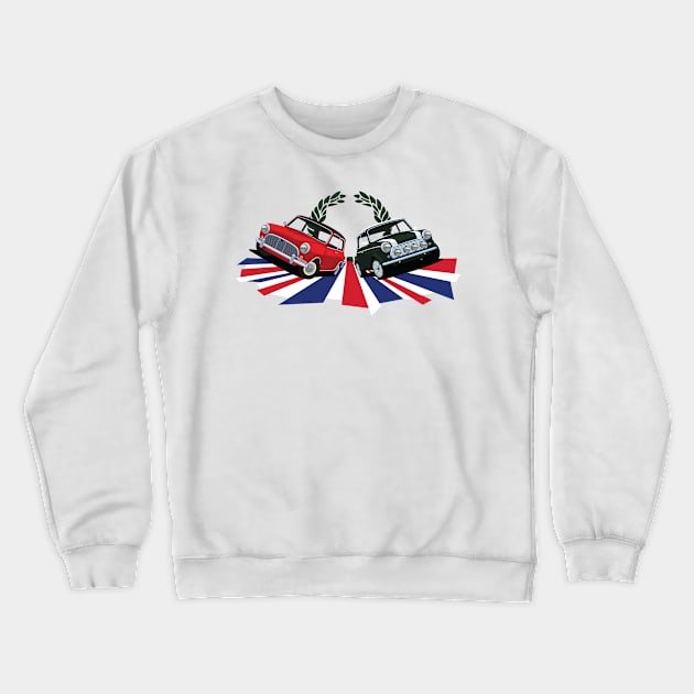 Mini Evolution Crewneck Sweatshirt by AutomotiveArt